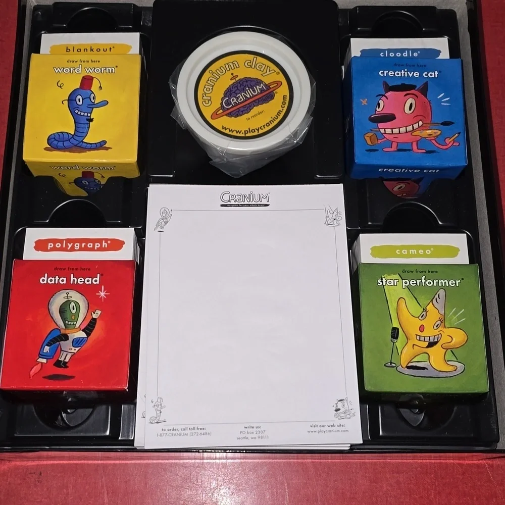 Vintage Cranium Board Game Box Opened